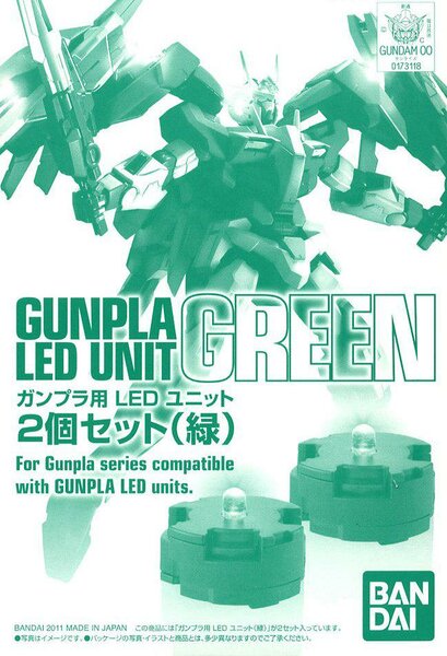 GUNDAM - MG Led Unit Green x2 - Model Kit Accessories