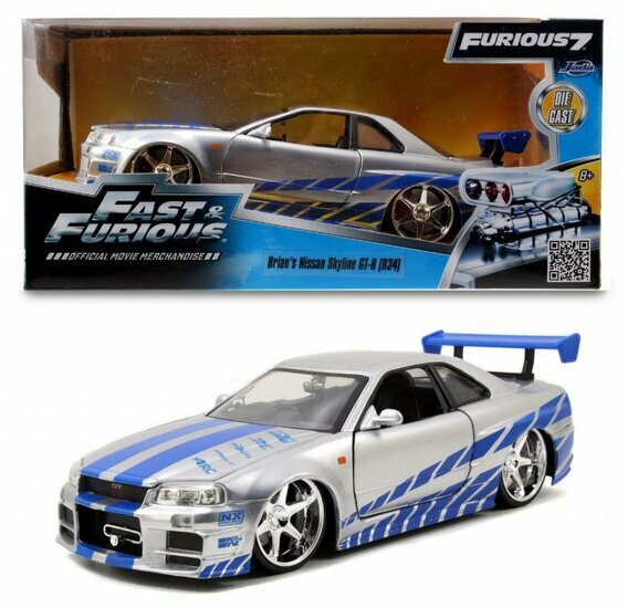 FAST &amp; FURIOUS - 2002 Nissan Skyline - 1:24