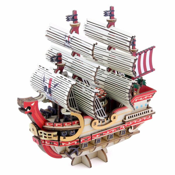 ONE PIECE - Red Force - Wood Model Kit 14x7.1x13.7cm