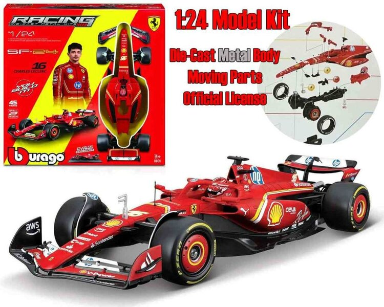 FORMULA 1 - F1 Ferrari Sf-24 - N.16 Charles Leclerc - Model Kit 1/24