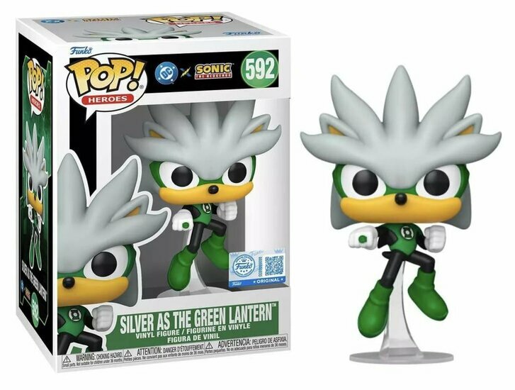 JLA &amp; SONIC - POP Heroes N? 592 - Silver As The Green Lantern