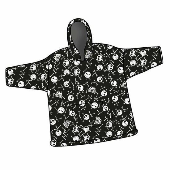 NIGHTMARE BEFORE CHRISTMAS - Jack - Sweat Poncho - Adult Size