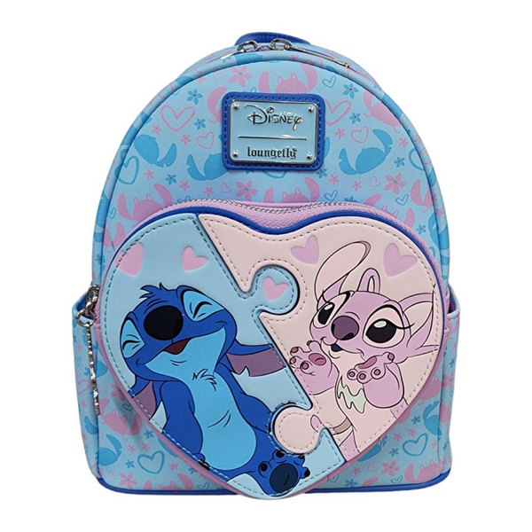 DISNEY - Stitch &amp; Angel - Mini Backpack LoungeFly &quot;Exclusive Edition&quot;