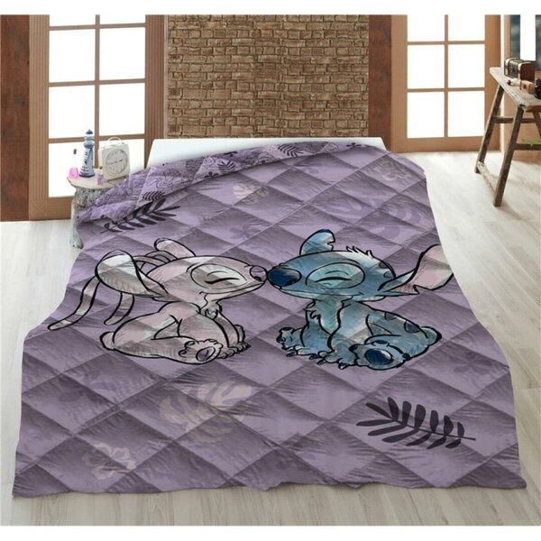 DISNEY - Stitch &amp; Angel - Quilt Cover 140x200cm