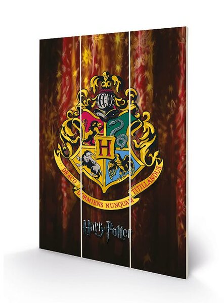 HARRY POTTER - Wood Print 20x29.5 - Hogwarts Crest