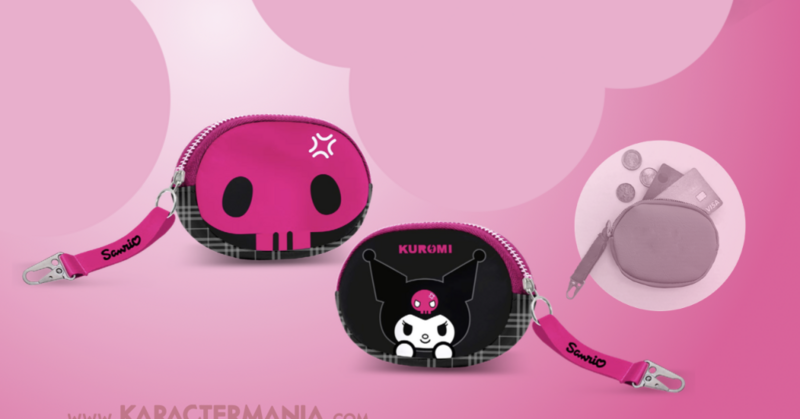 KUROMI - Skull - Pill Coin Purse &#039;12x9,5x2cm&#039;