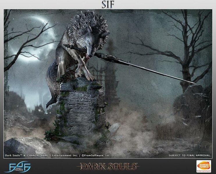 DARK SOULS - The Great Grey Wolf Sif - Statuette 64cm
