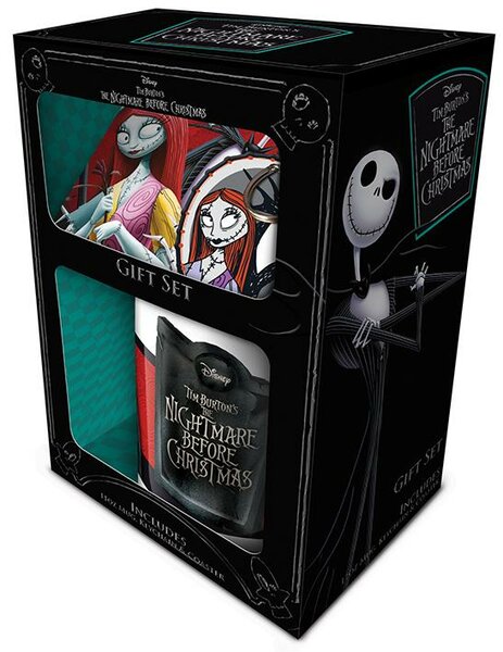 NBX - Jack &amp; Sally - Gift Set - Mug, Coaster &amp; Keychain