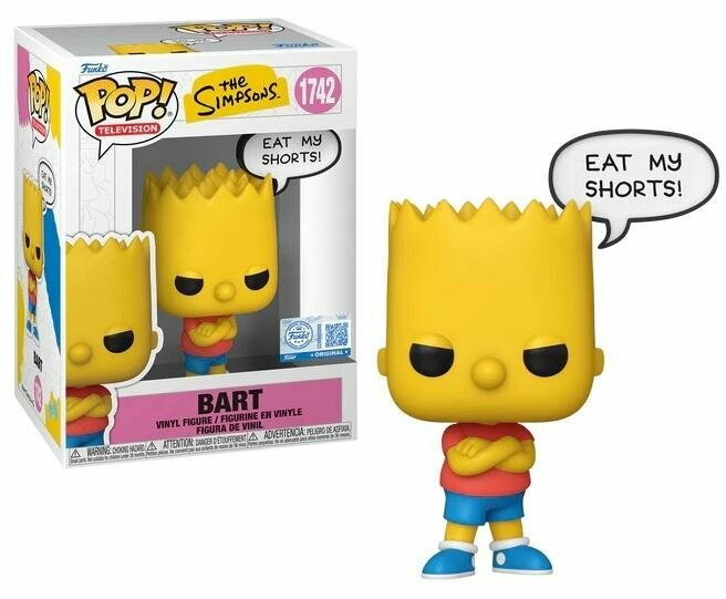THE SIMPSONS - POP Sayings N? 1742 - Bart (Eat my shorts!)