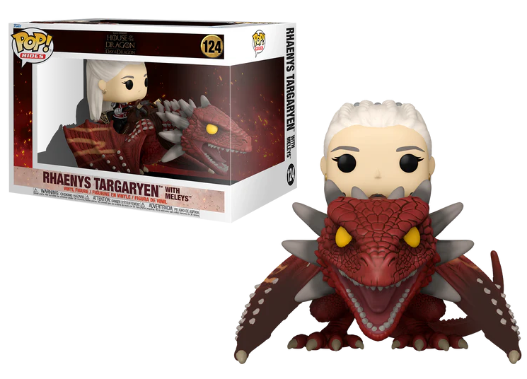 HOUSE OF THE DRAGON - POP Ride DLX N? 124 - Rhaenys avec Meleys