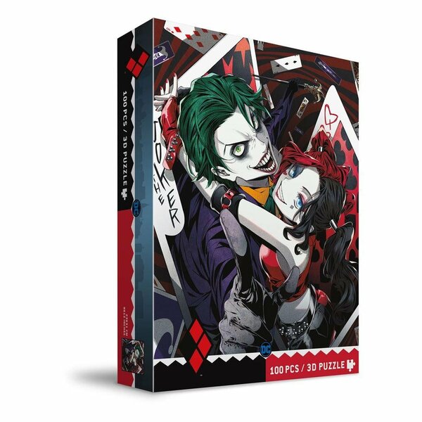 DC COMICS - Joker &amp; Harley Quinn " Manga " - Puzzle 100P '23x31cm'
