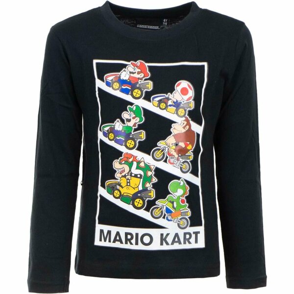 SUPER MARIO - Mario Kart - Kids Long Sleeves T-Shirt - 8 Jaar
