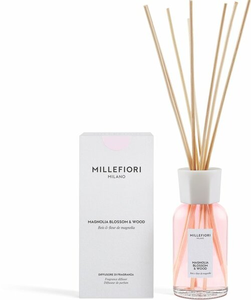 Millefiori Milano Geurstokjes 250 ml - Magnolia Blossom &amp; Wood