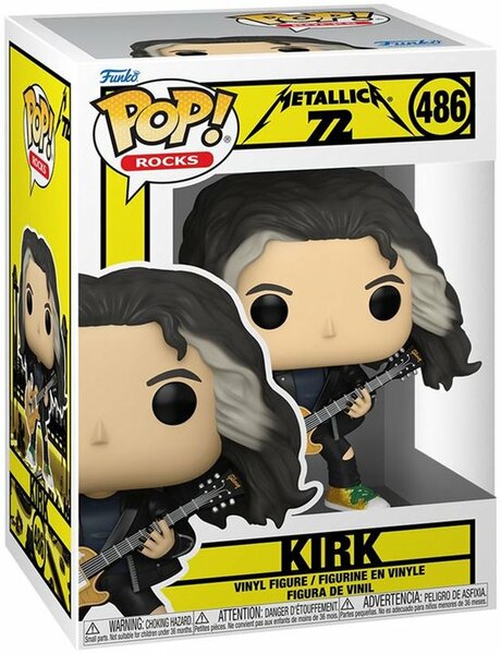 Metallica Kirk Vinyl Figur 486 Unisex Funko Pop! - Neutraal - Standard