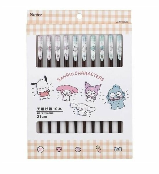 SANRIO - Set of 10 collectible chopsticks 21cm