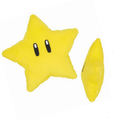 SUPER MARIO - Super Star - Plush 18cm