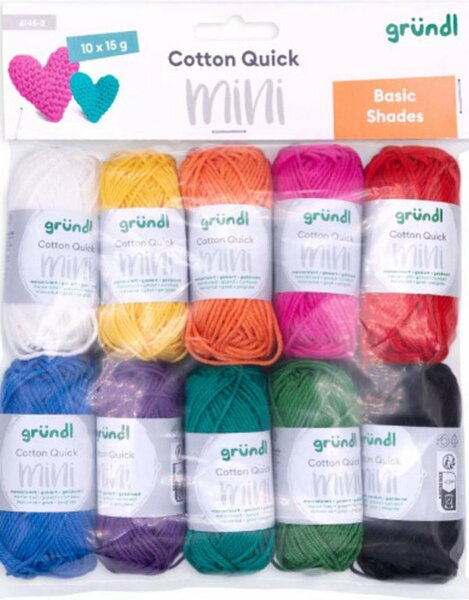 Cotton Quick Mini Basic Shades Basic 10x15gram