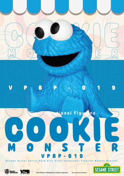 SESAME STREET - Cookie Monster - Palm Size Bank 11.8cm