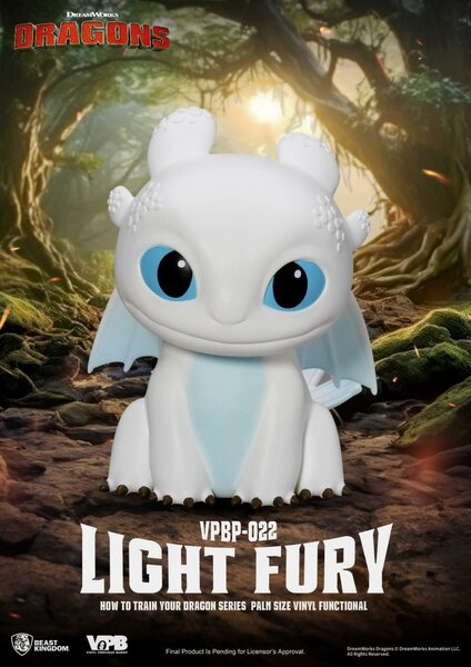HOW TO TRAIN YOUR DRAGON - Light Fury - Bank Vinyl Figure 12cm