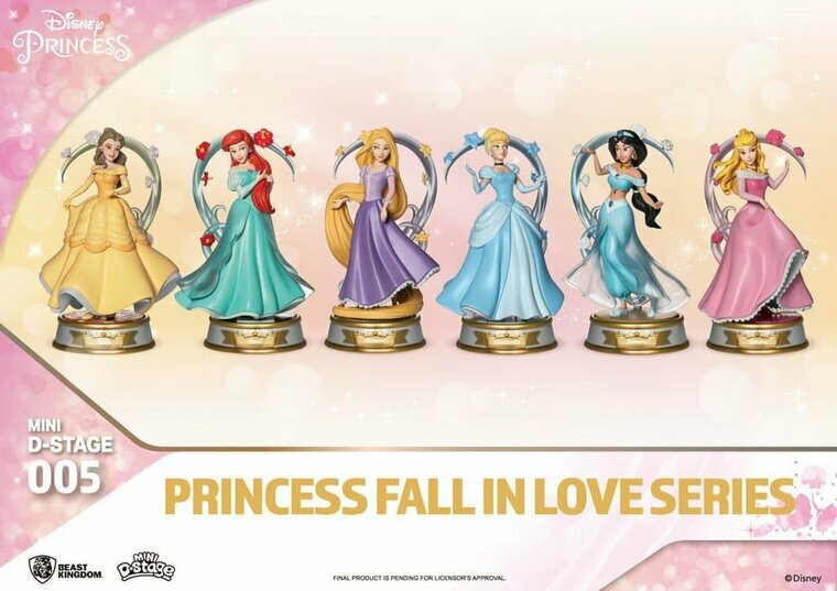 DISNEY - Princess Fall In Love - Fig. Mini Diorama 12cm assortment x6