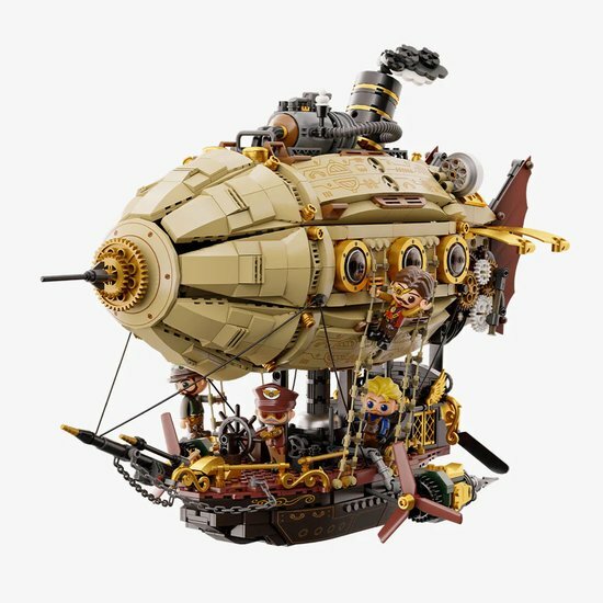 Pantasy Steampunk Airship - Bouwset voor volwassenen &amp; kinderen - 1949 bouwstenen - 85021