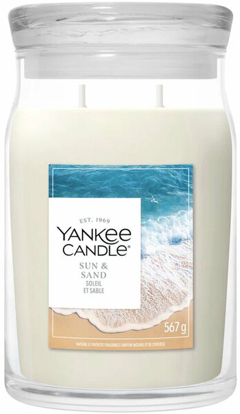 Yankee Candle - Sun &amp; Sand Large Jar - tot 80 branduren