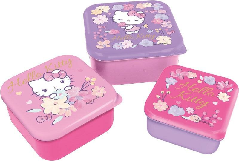 HELLO KITTY - Snack Boxes - 3 pcs HELLO KITTY - Snack Boxes - 3 pcs