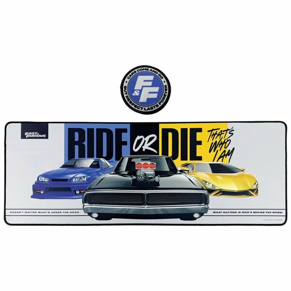 FAST &amp; FURIOUS - Ride or Die - XL Desktop Mat + 1 Coaster FAST &amp; FURIOUS - Ride or Die - XL Desktop Mat + 1 Coaster