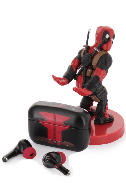 DEADPOOL - Buds Pro Bundle - Wireless Bluetooth Earbuds + Holder DEADPOOL - Buds Pro Bundle - Wireless Bluetooth Earbuds + Holder