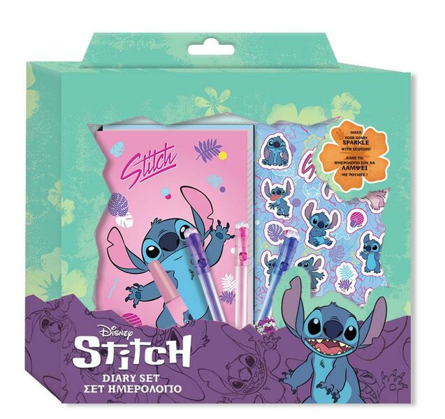 STITCH - Gift Set Notebook + Stickers + Pen STITCH - Gift Set Notebook + Stickers + Pen