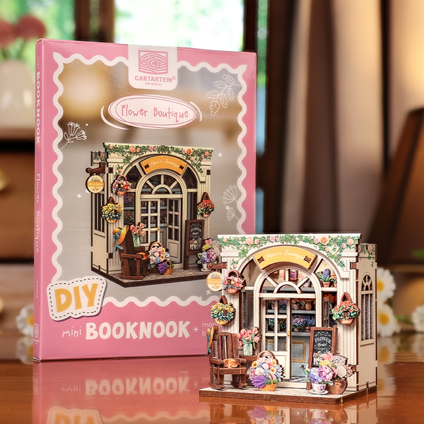MINI BOOK NOOK KIT - DIY- Flower Boutique - With Magnets MINI BOOK NOOK KIT - DIY- Flower Boutique - With Magnets