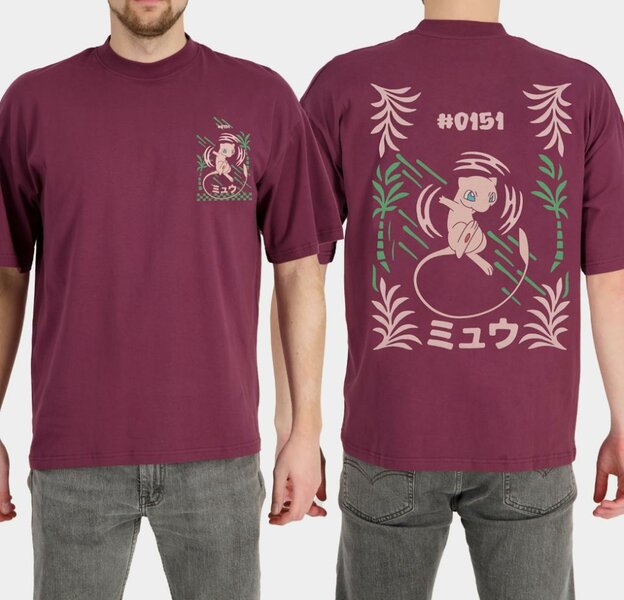POKEMON - Mew - Men T-Shirt Loose Fit (S) POKEMON - Mew - Men T-Shirt Loose Fit (S)