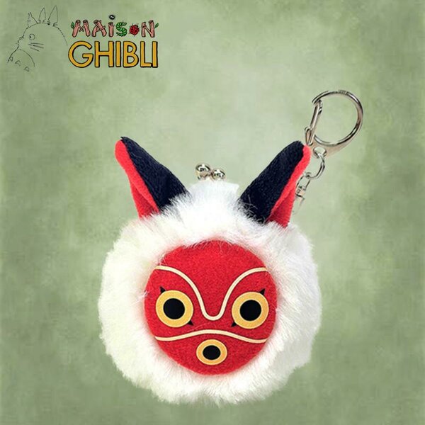 PRINCESS MONONOKE - San's Mask - Fuwafuwa Mini purse 8.5cm PRINCESS MONONOKE - San's Mask - Fuwafuwa Mini purse 8.5cm