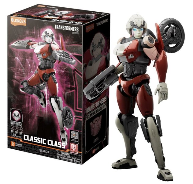 TRANSFORMERS - Arcee - Model Kit Classic Class Blokees TRANSFORMERS - Arcee - Model Kit Classic Class Blokees