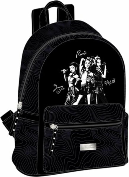 K-POP DEMON HUNTERS - Black - PU Backpack '28x24x12cm' K-POP DEMON HUNTERS - Black - PU Backpack '28x24x12cm'