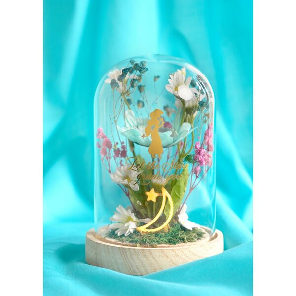 DISNEY PRINCESS - Jasmine - Floral Cloche with a Neon Light DISNEY PRINCESS - Jasmine - Floral Cloche with a Neon Light