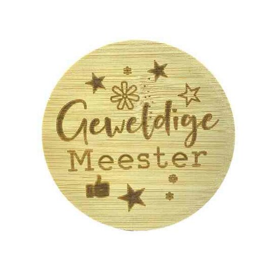 Bamboe deksel - Light up - Geweldige Meester