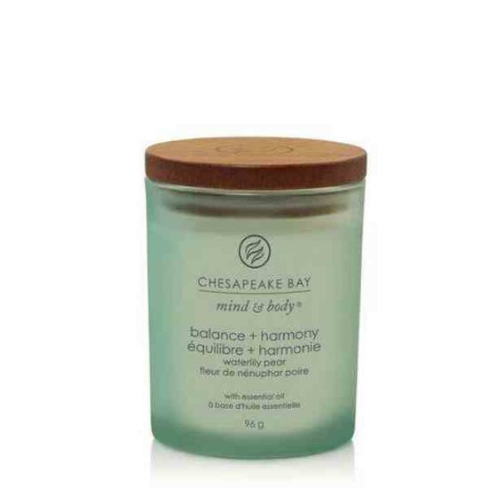 Chesapeake Bay Candle Balance &amp; Harmony &ndash; Waterlily Pear Mini Candle