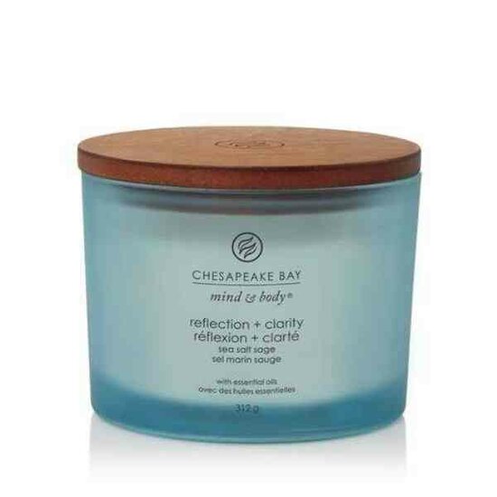 Chesapeake Bay Candle Reflection &amp; Clarity &ndash; Sea Salt Sage 3-Wick Candle