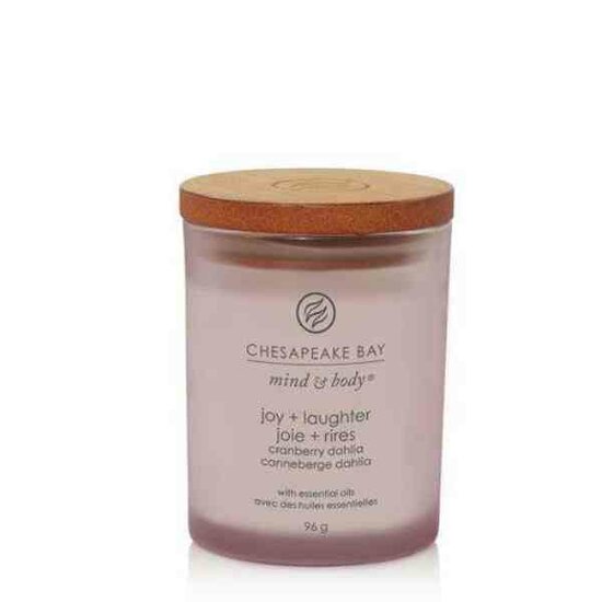 Chesapeake Bay Candle Joy &amp; Laughter &ndash; Cranberry Dahlia Mini Candle