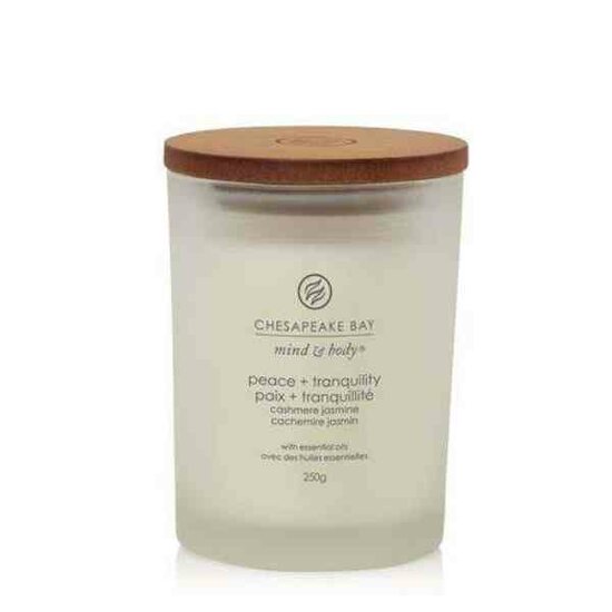 Chesapeak Bay Candle  Peace &amp; Tranquility &ndash; Cashmere Jasmine Medium Candle