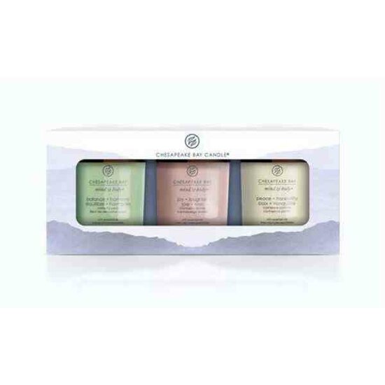 Chesapeake Bay Candle &ndash; 3 Small Tumbler Giftset