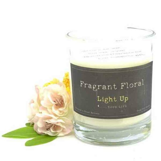 Light Up kaars - Floral   -  Liefste Meter
