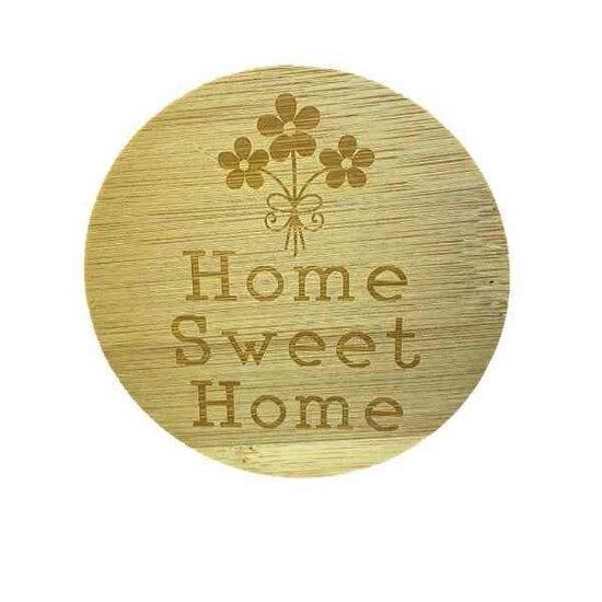 Bamboe deksel - Home Sweet Home