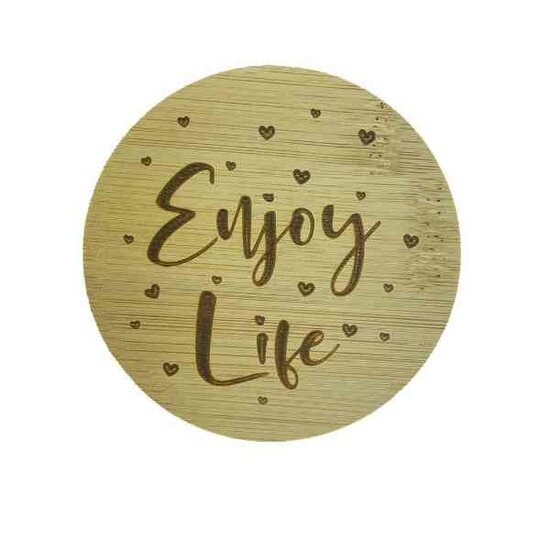 Bamboe deksel - light up - Enjoy Life