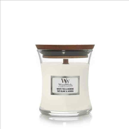 WoodWick White Tea &amp; Jasmine Mini Candle