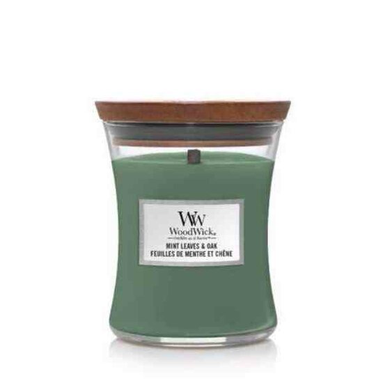 WoodWick Mint Leaves &amp; Oak Medium Candle