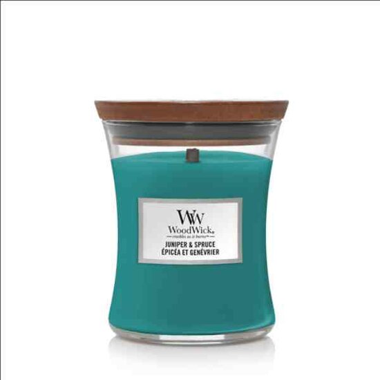 WoodWick Juniper &amp; Spruce Medium Candle