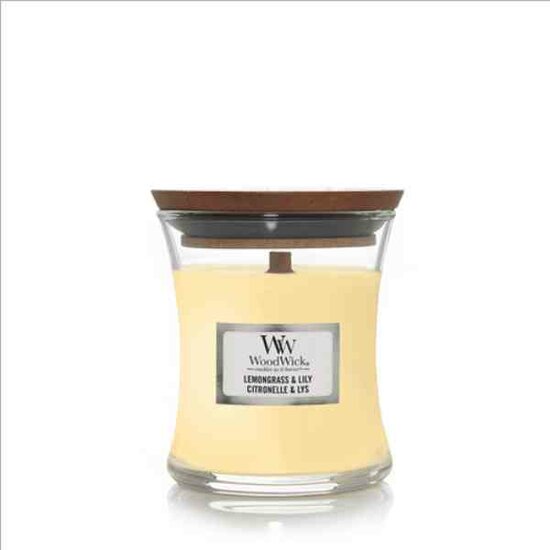WoodWick Lemongrass &amp; Lily Mini Candle