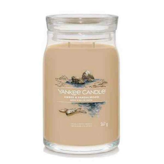 Yankee Candle  Amber &amp; Sandalwood Signature Large Jar